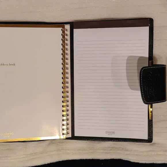 Coach 2009 Planner/Address Portfolio